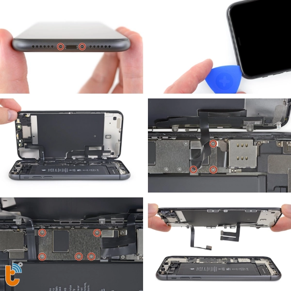 tháo màn hình iphone 11