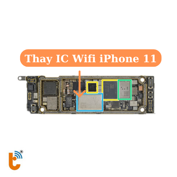 Thay IC wifi iPhone 11