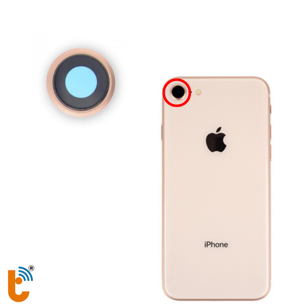 Thay kính camera sau iPhone 8