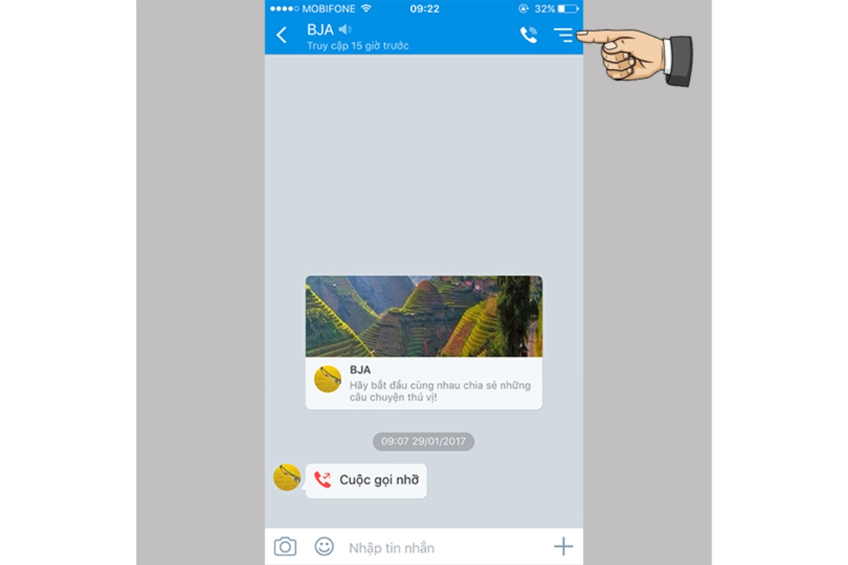 ẩn tin nhắn zalo 7