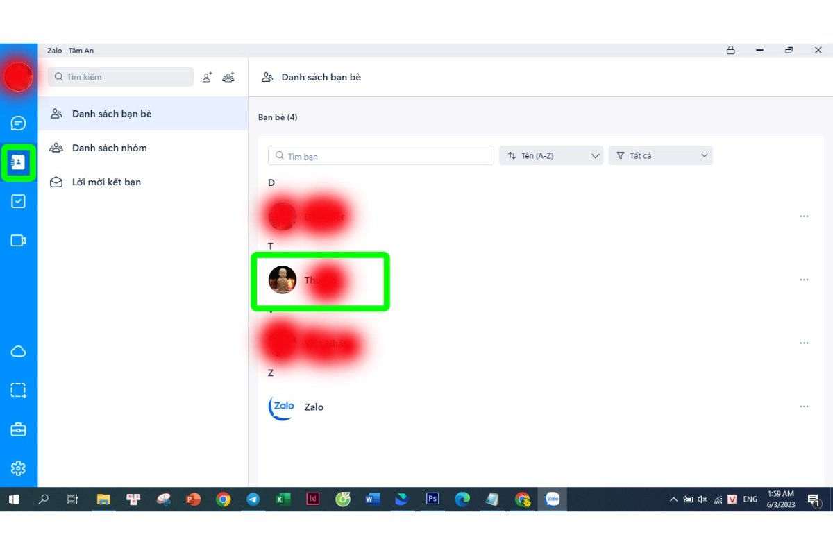 chặn cuộc gọi zalo 12