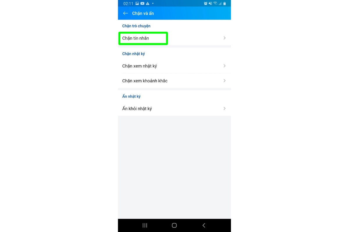 chặn cuộc gọi 20