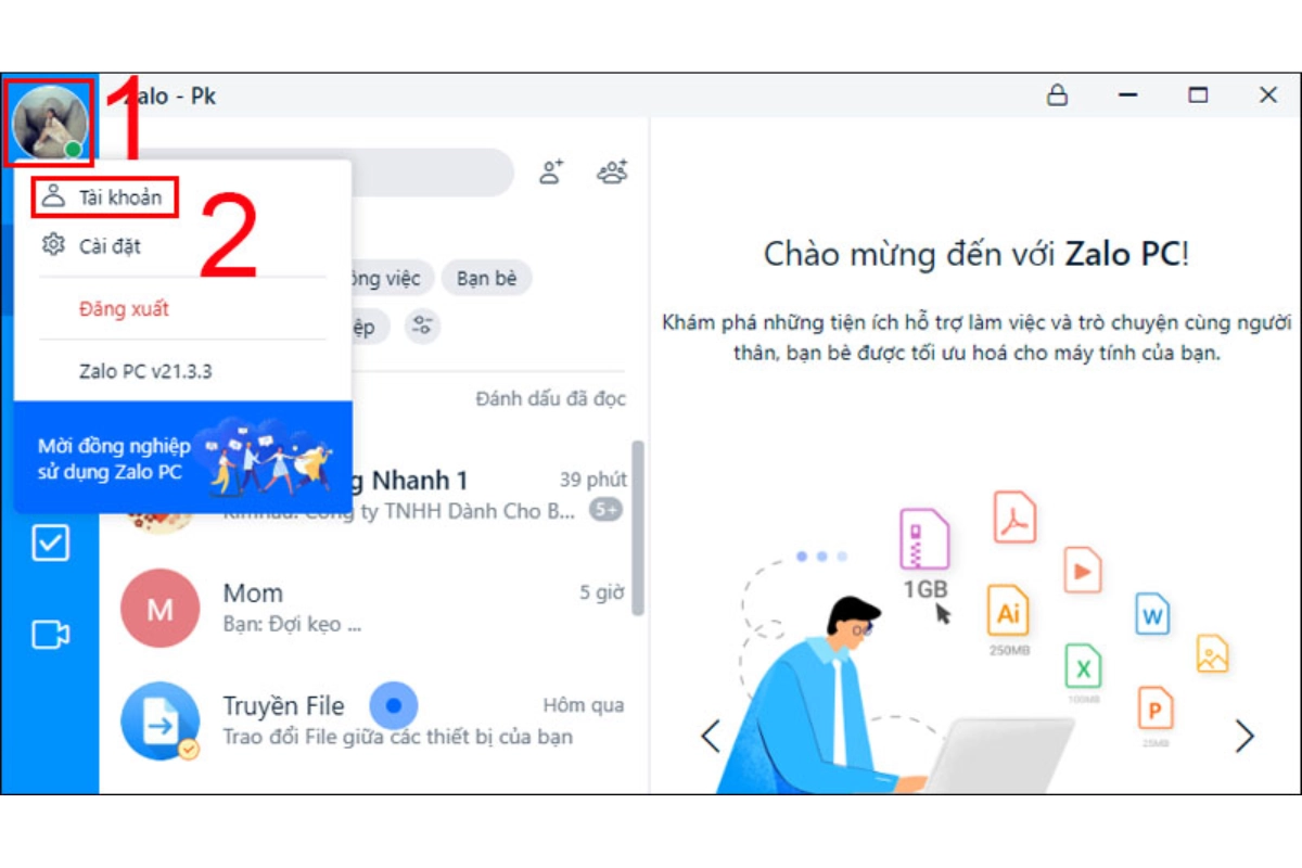 đổi tên zalo 4