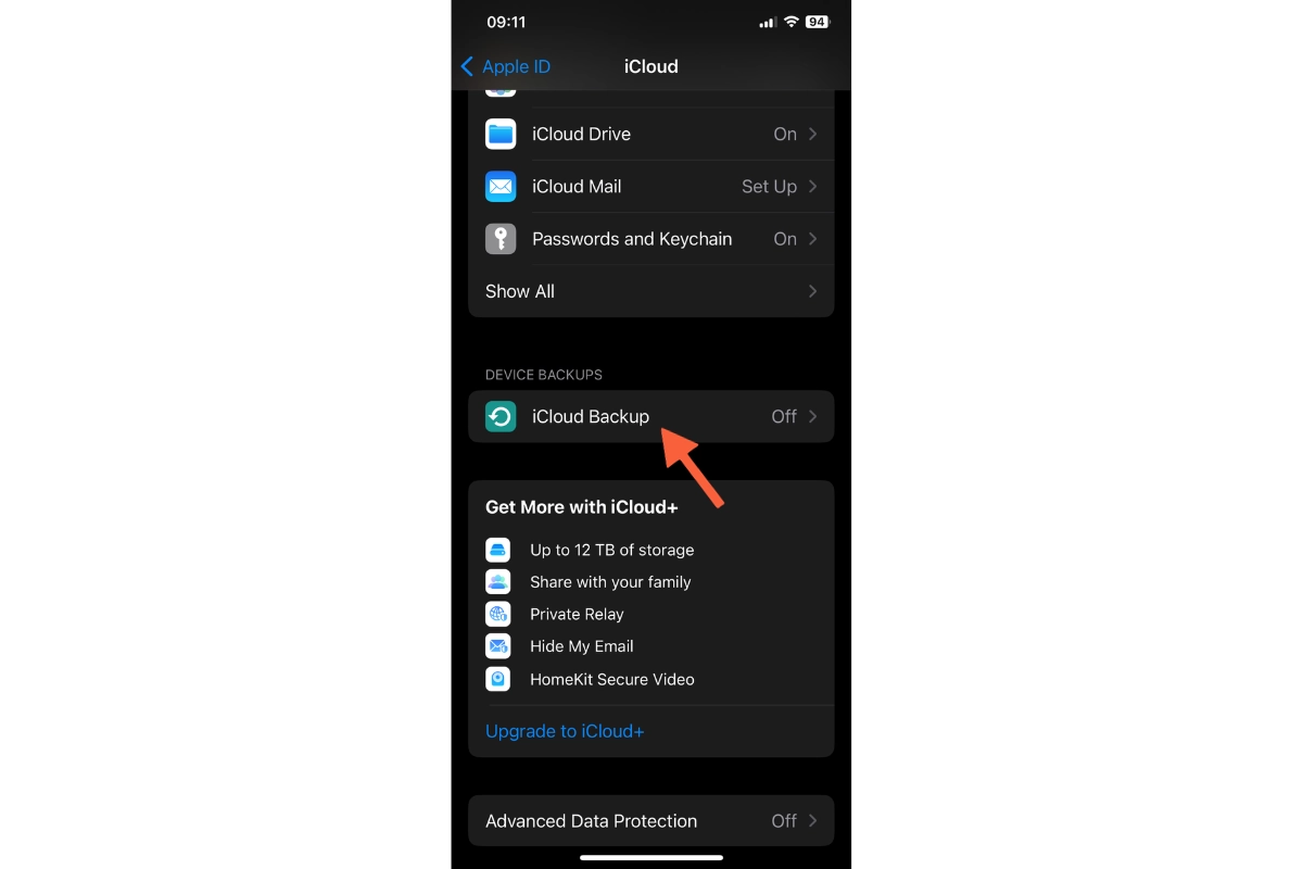 Bước 4 cách hủy sao lưu