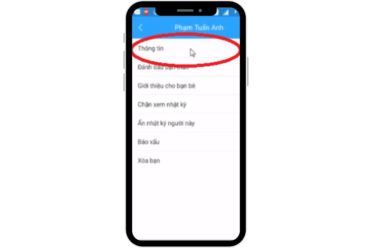 lấy số điện thoại từ zalo 3