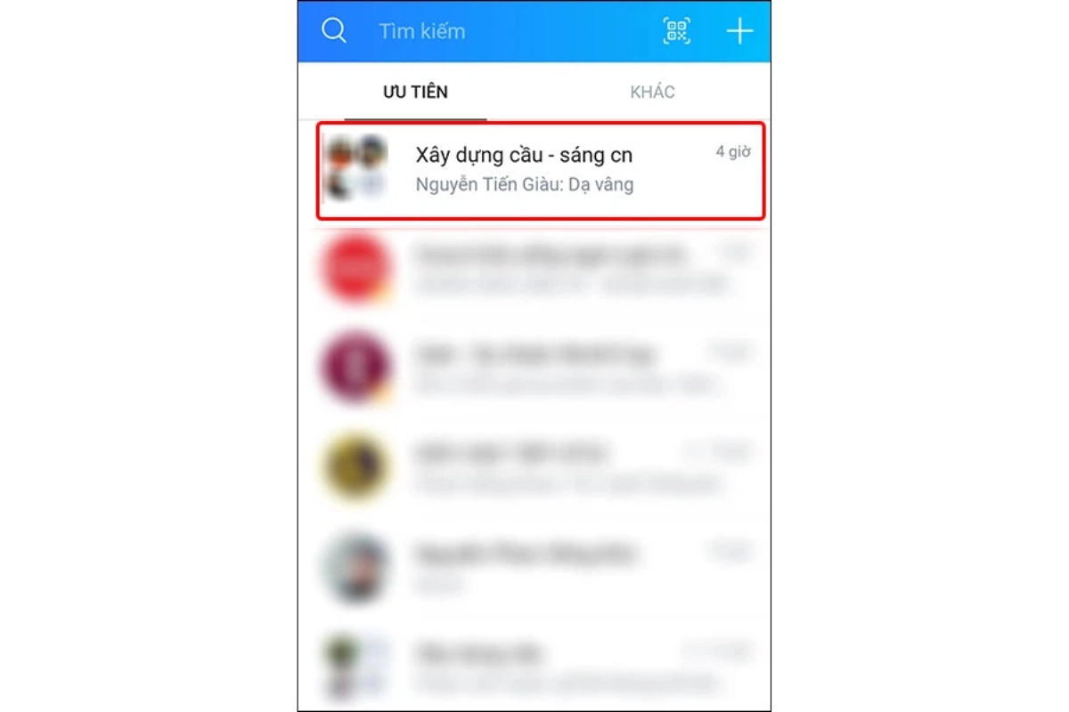 sao chép liên kết Zalo 1