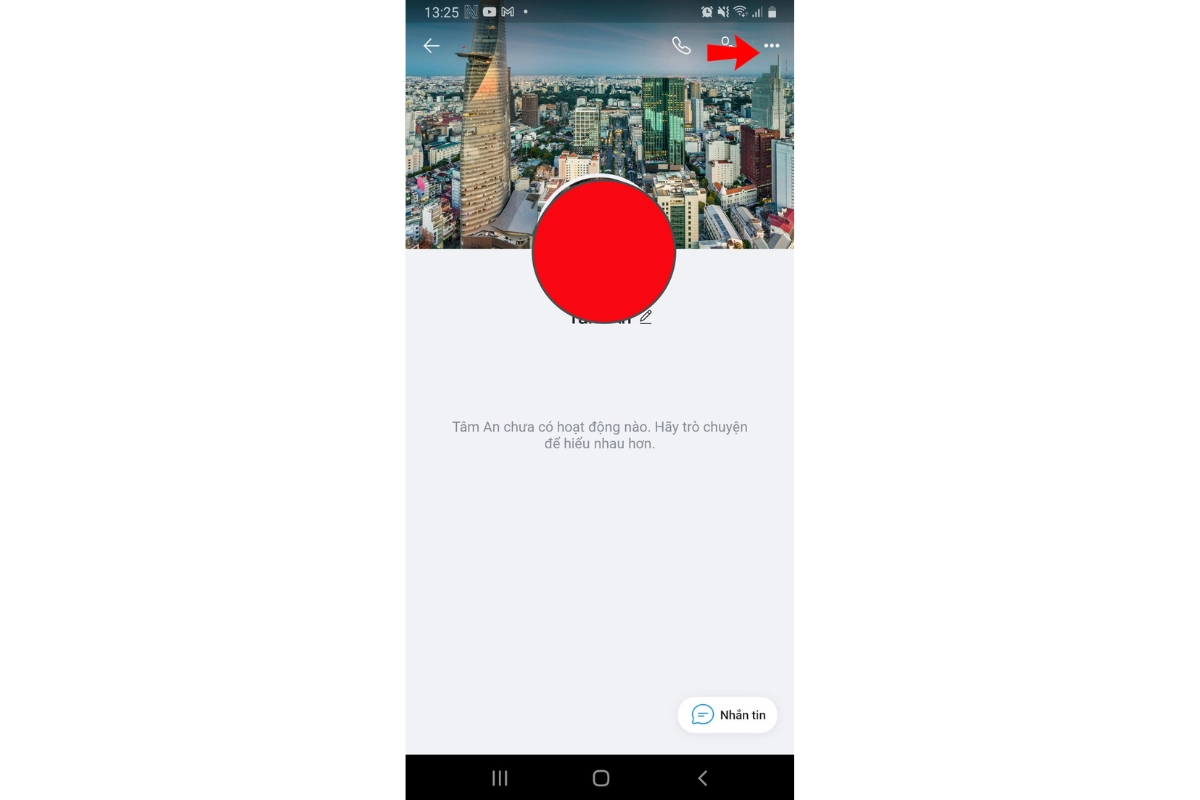 Sao chép link Zalo của người khác 1