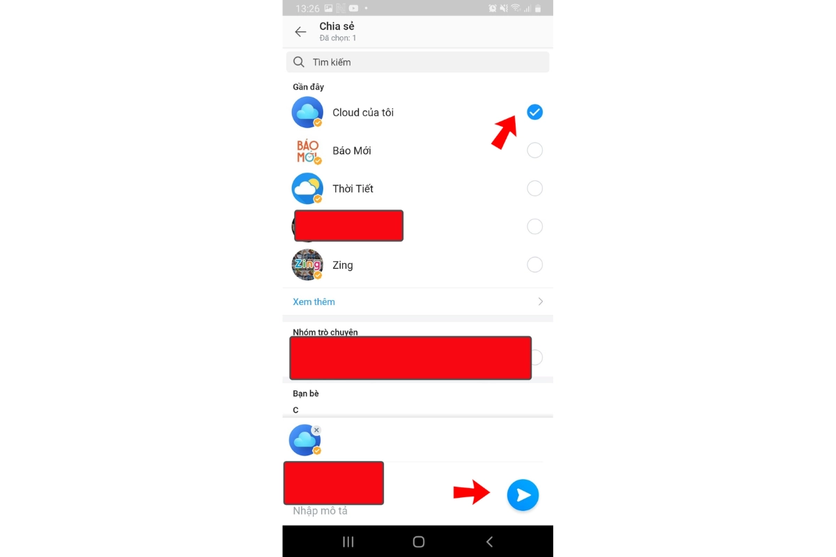 Sao chép link Zalo của người khác 3