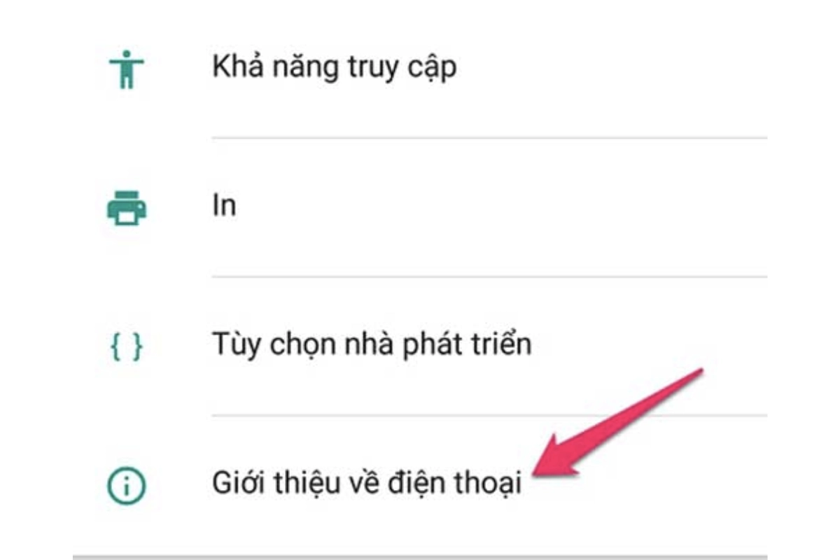 Chọn Giới thiệu về điện thoại
