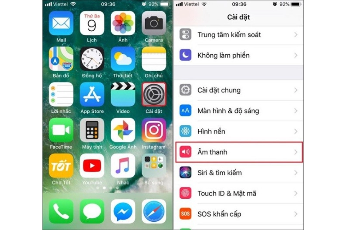 đổi nhạc chuông 5