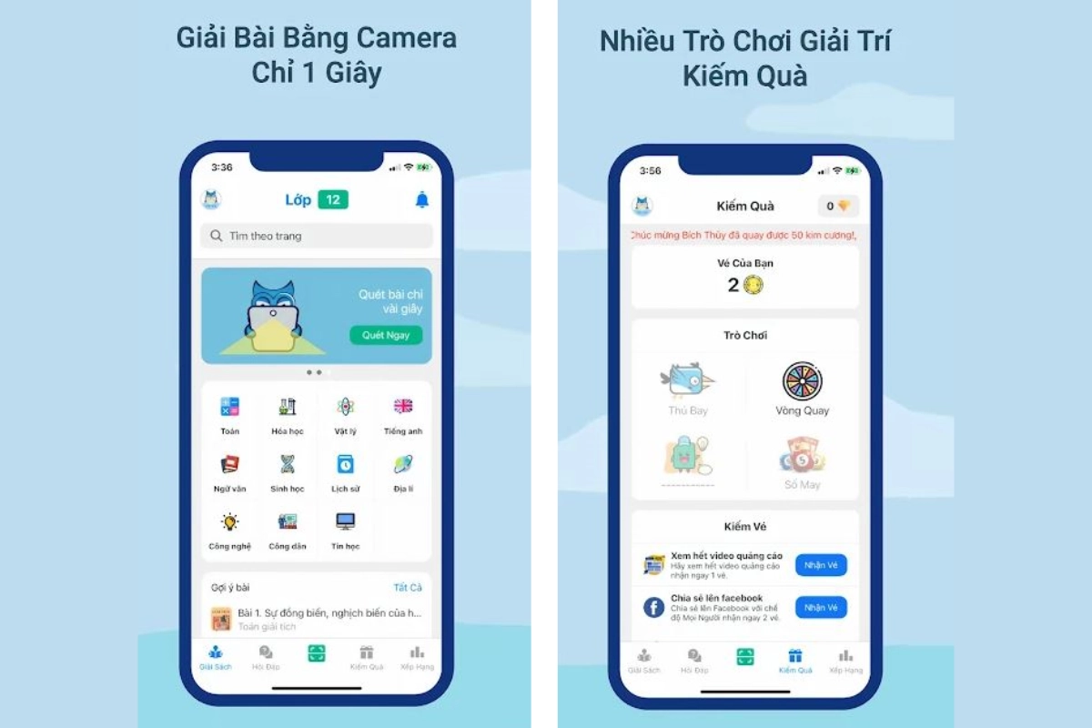 giải bài tập bằng camera1