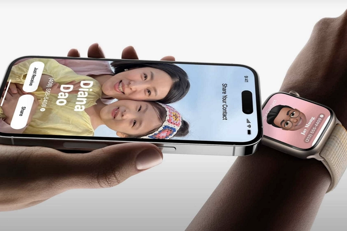 Tính năng NameDrop trên iOS 17.1 beta