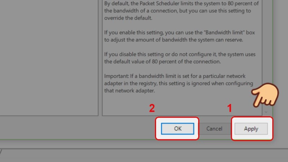 mở full băng thông
