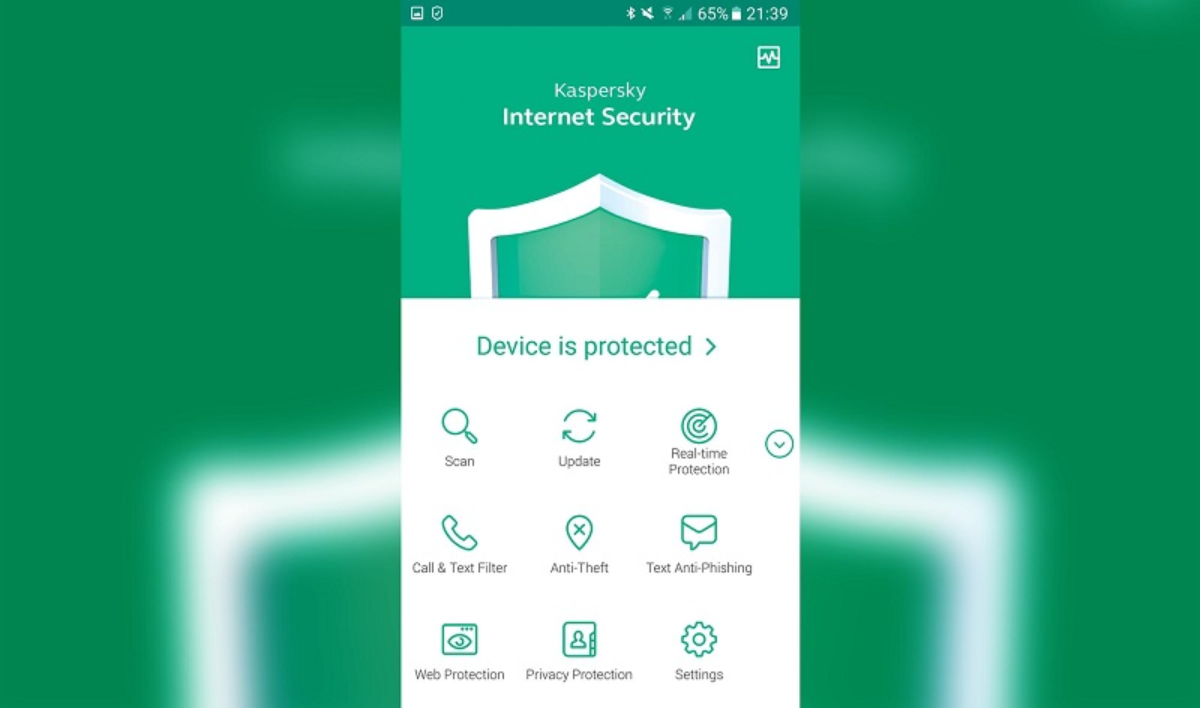 Phần mềm bảo vệ điện thoại Android Kaspersky Internet Security