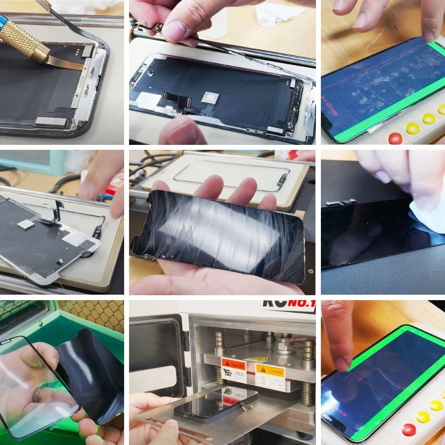 Quy trình tách và thay mặt kính iPhone