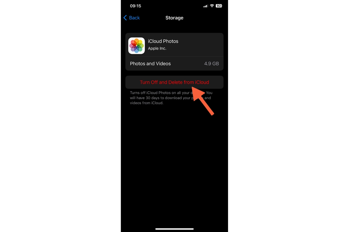 Bước 5 xóa các bản sao lưu cũ