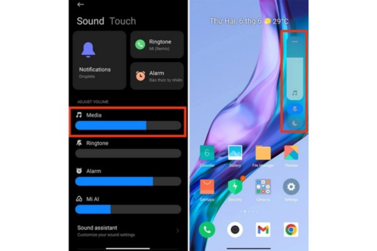 điện thoại xiaomi bị mất tiếng 4