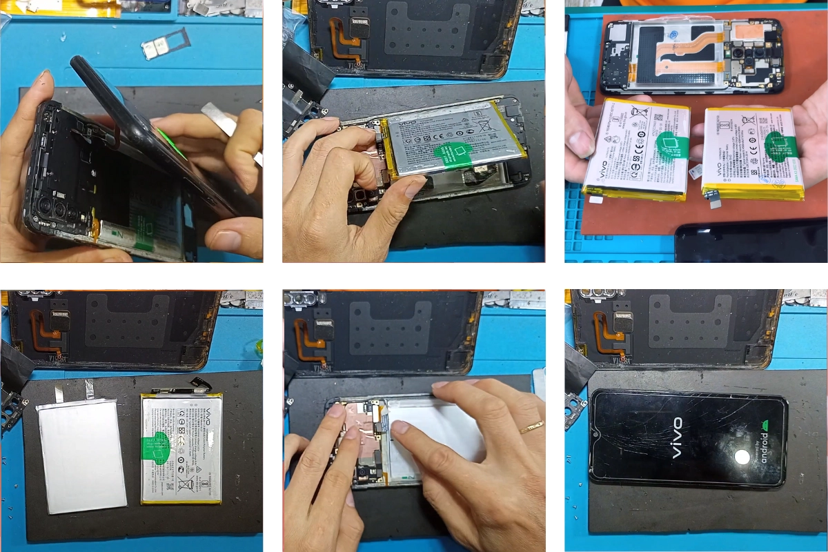 thay pin Vivo u10 (2)