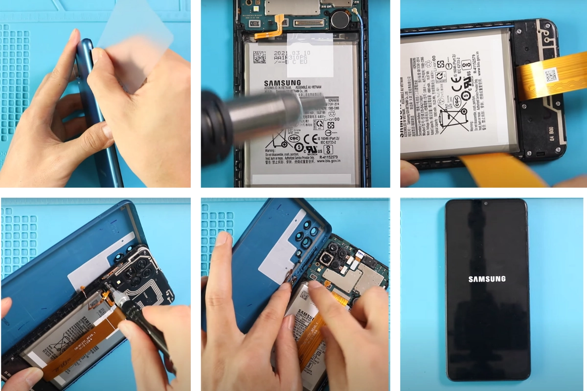 Quy trình thay pin Samsung A12