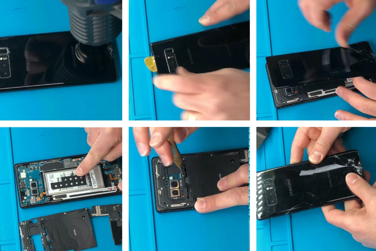 Quy trình thay pin Samsung Note 8