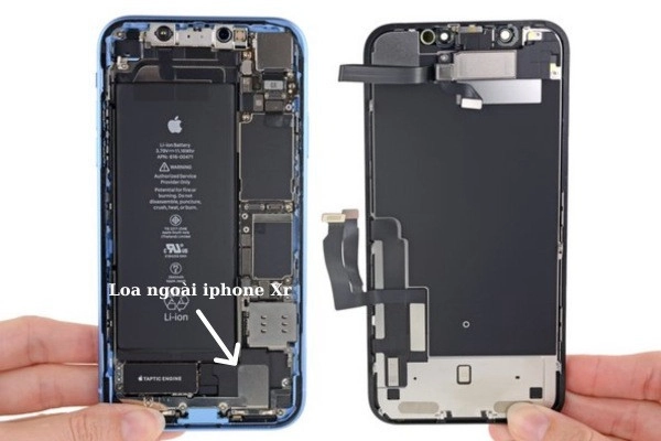 Vị trí loa ngoài iP Xr