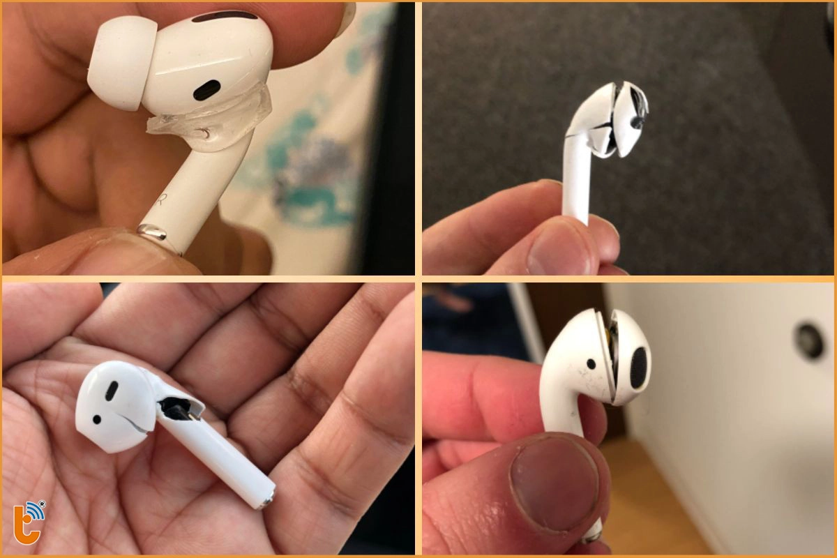 Các trường hợp cần thay vỏ tai nghe Airpods