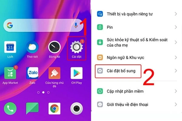 Cách khôi phục cài đặt gốc oppo