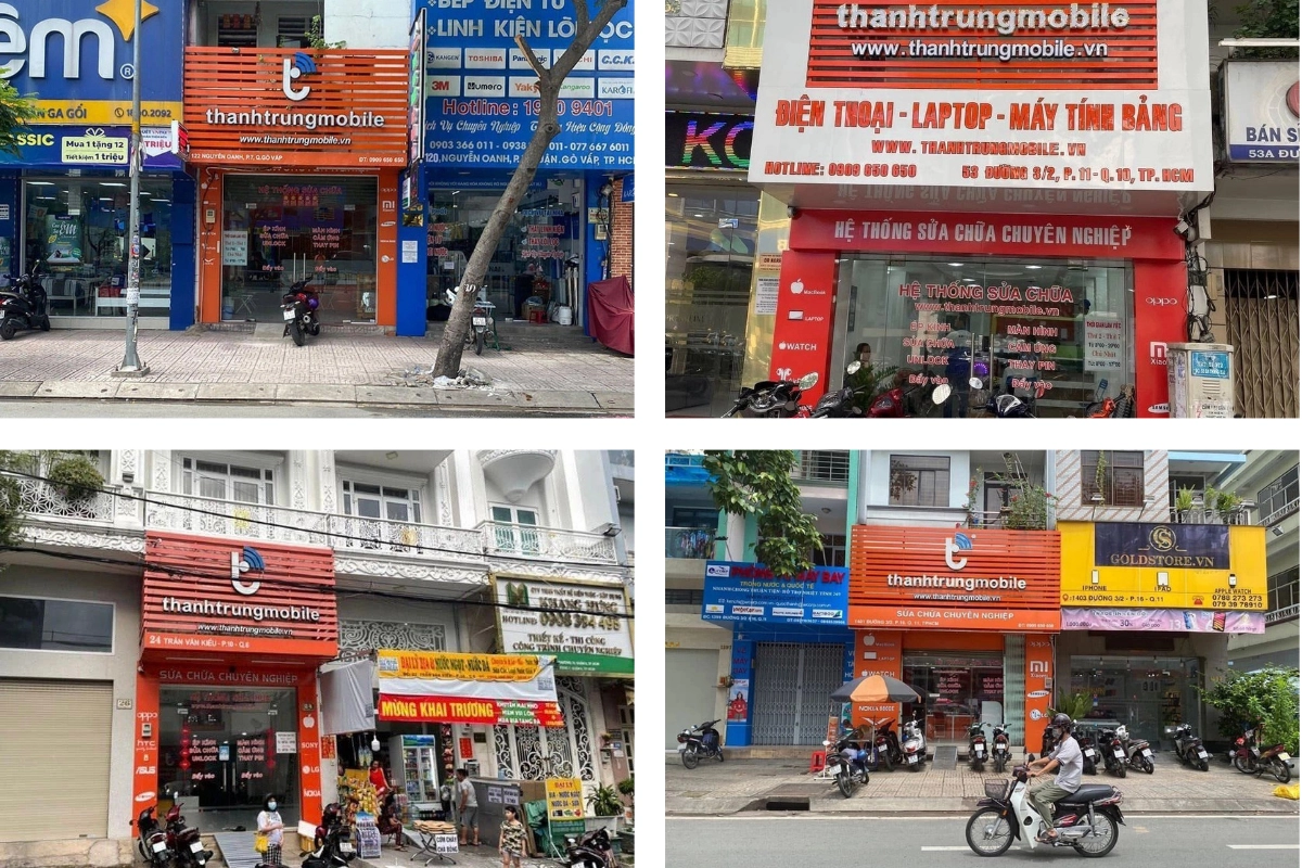 Hệ thống cửa hàng Thành Trung Mobile