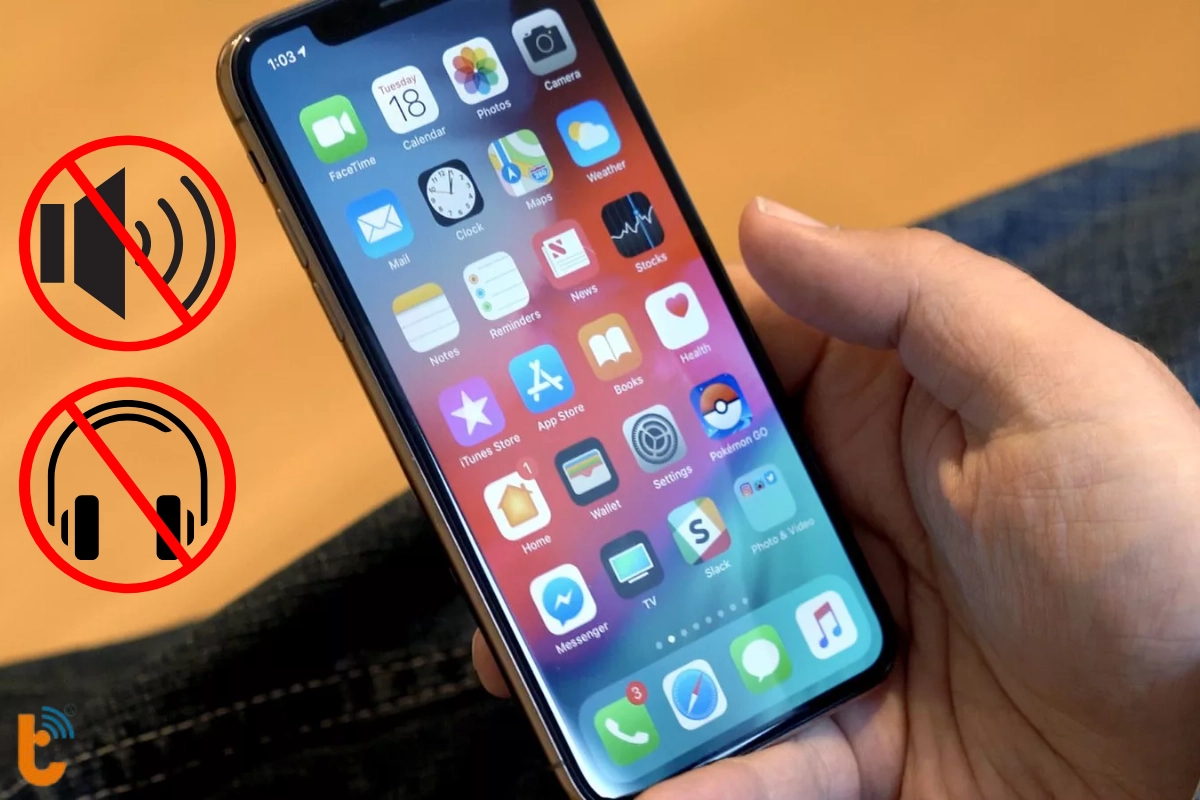 Loa iPhone XS Max bị mất âm thanh