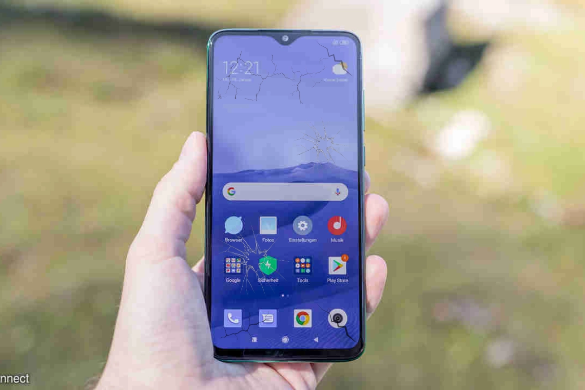 Màn hình Redmi Note 8 bị nứt vỡ, trầy xước