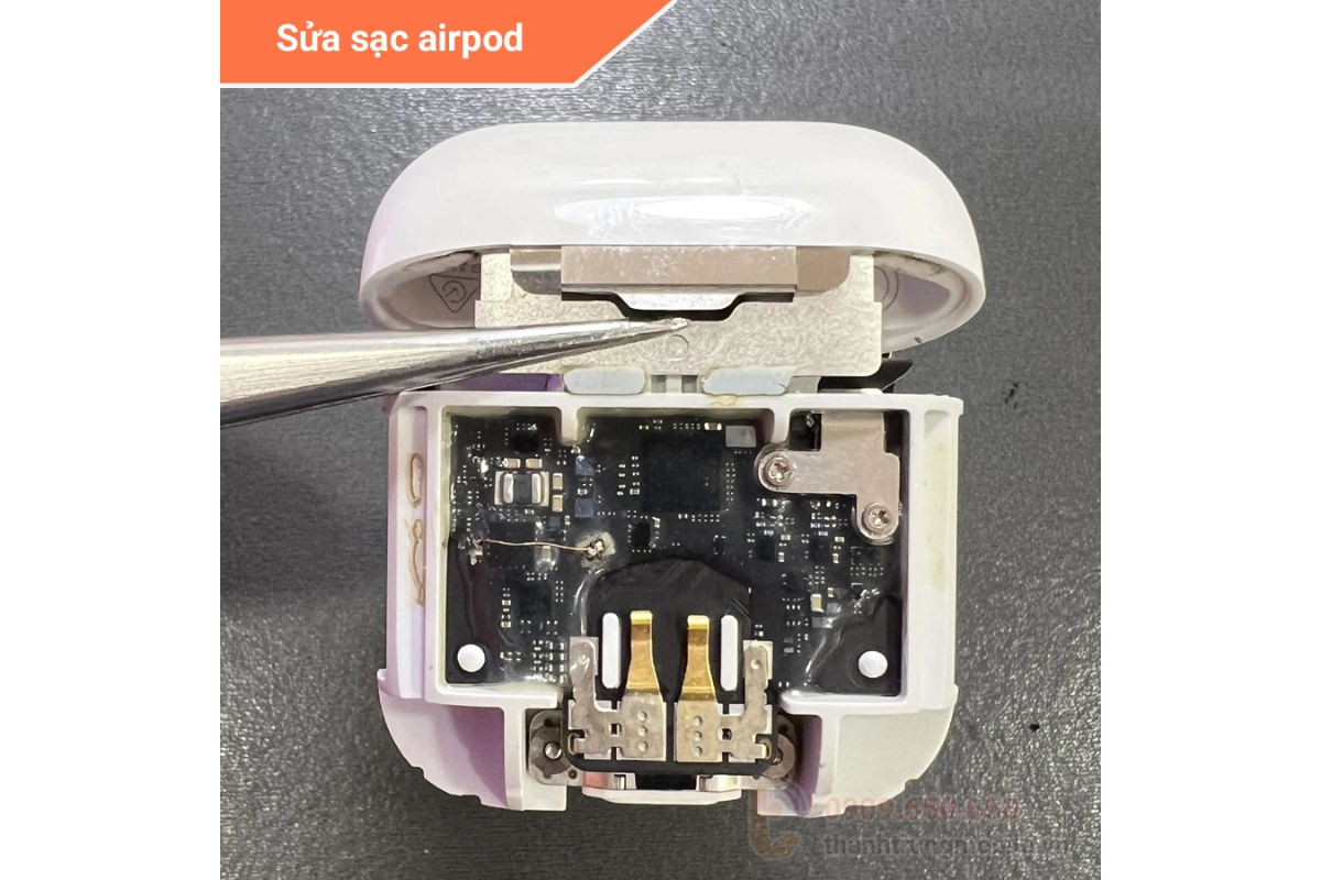 Thay pin hộp sạc/dock sạc Airpods 1