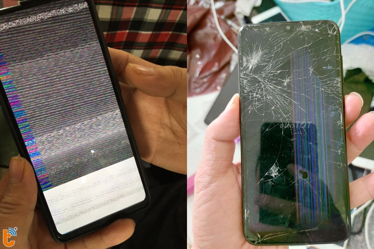 Màn hình bị nhiễu màu, lỗi sọc cần phải thay kịp thời