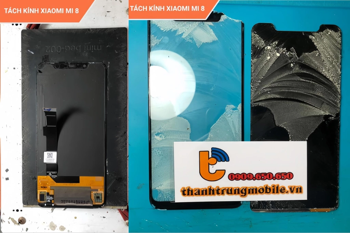 Xiaomi bị nứt vỡ kính chỉ cần thay mặt kính để tiết kiệm chi phí
