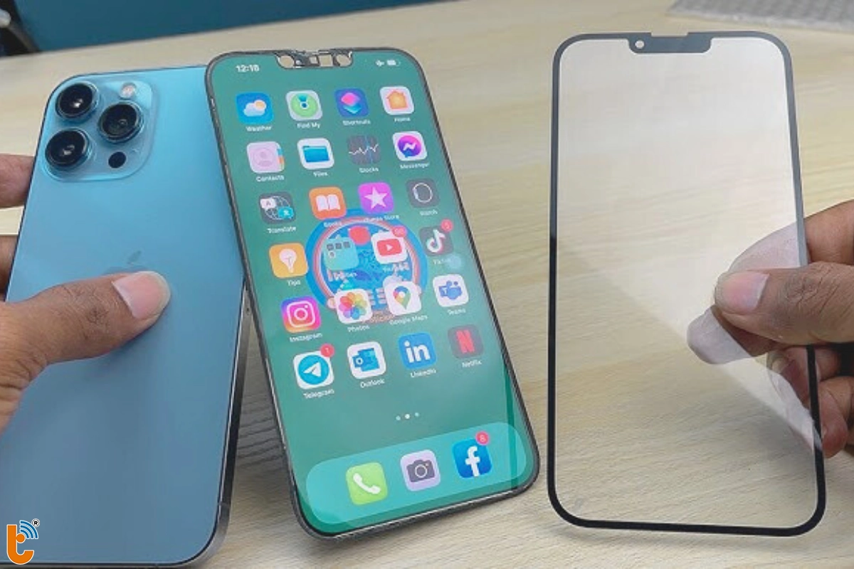 Quá trình thay cảm ứng ip 13 pro minh bạch tại Thành Trung Mobile 