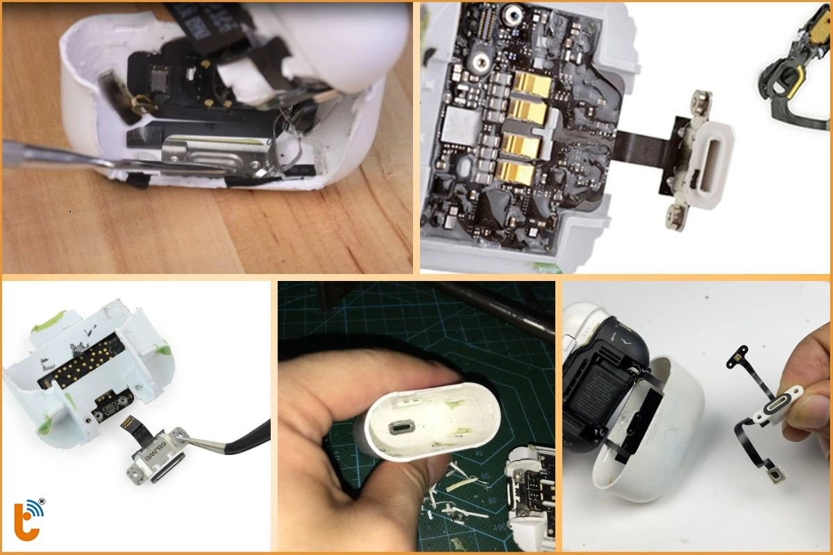 Quy trình thay chân sạc Airpod tại Thành Trung Mobile 