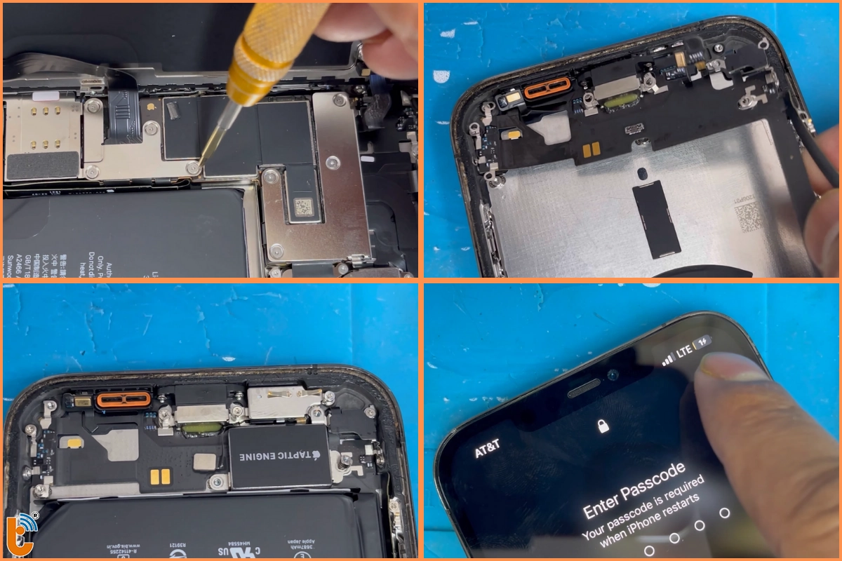 Quy trình thay cân sạc iP12ProMax minh bạch - an toàn