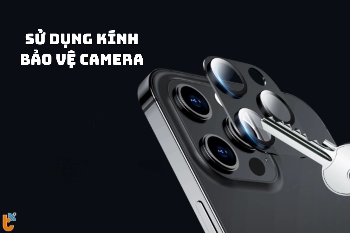 Sử dụng kính cường lực camera iphone