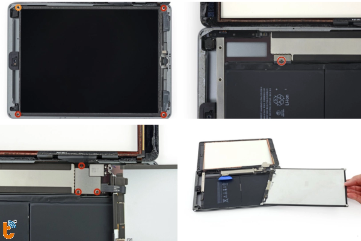 Quy trình tháo lắp để thay màn hình
