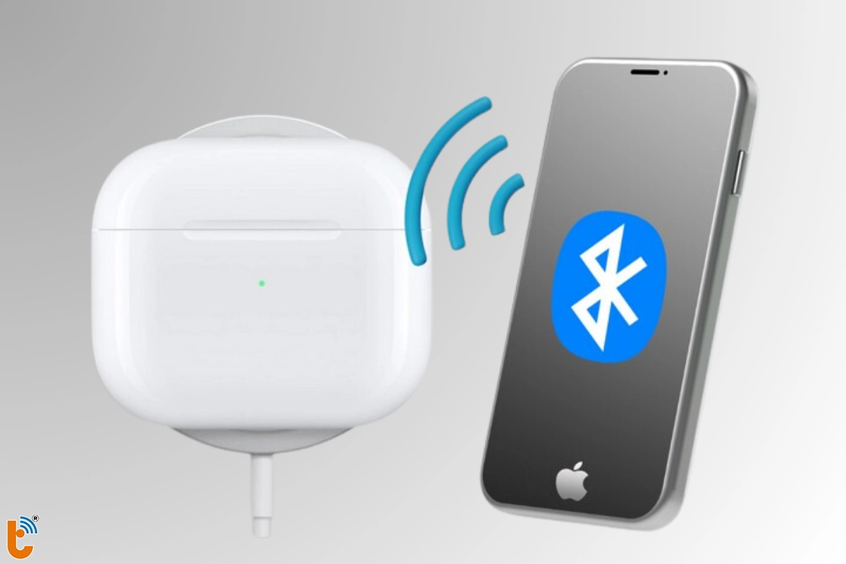 Đặt Airpods cạnh thiết bị cần kết nối để tự động cập nhật phiên bản