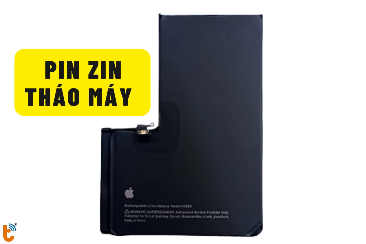 Pin zin tháo máy có dung lượng có thể dưới 100%