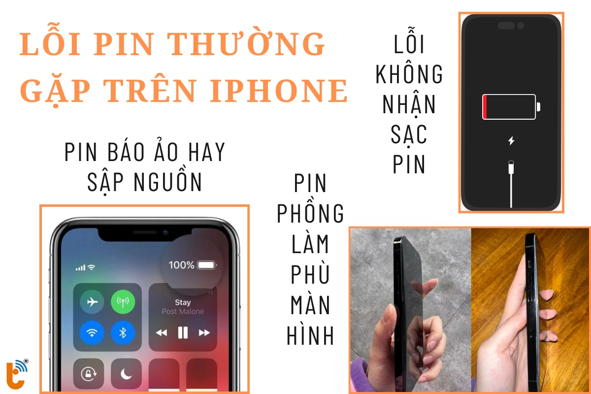 Một số dấu hiệu cho thấy Pin iP 14 Pro bị hỏng