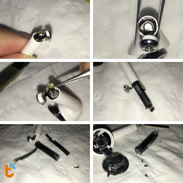 Các bước tháo Pin Airpods 2