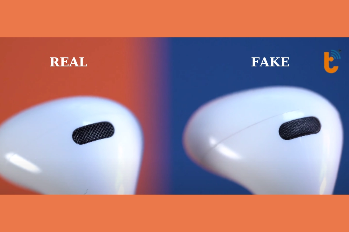 Airpod Pro phân biệt thật giả thông qia lưới loa