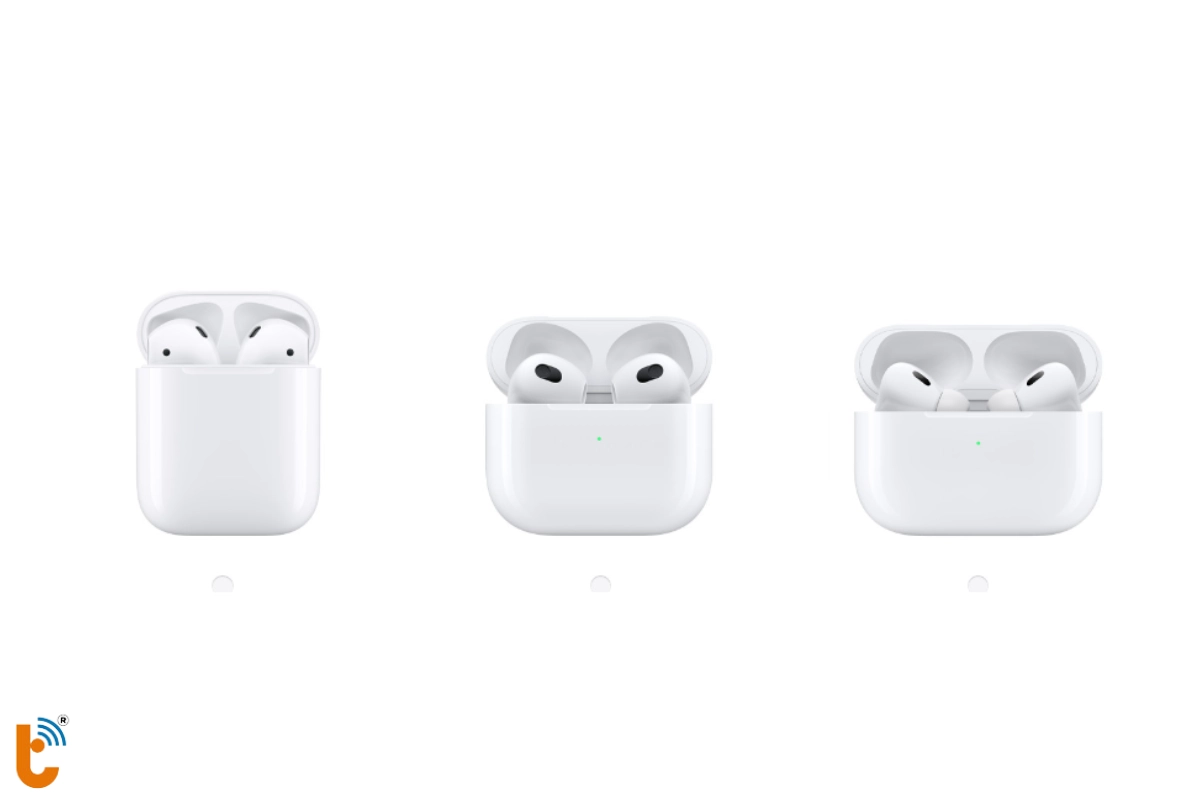 các loại Airpods được sử dụng hiện nay