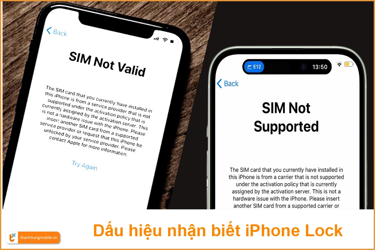 Cách phân biệt iPhone Lock - bị khoá nhà mạng