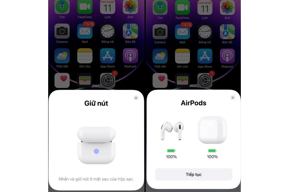 Cách Reset tai nghe Airpod 3