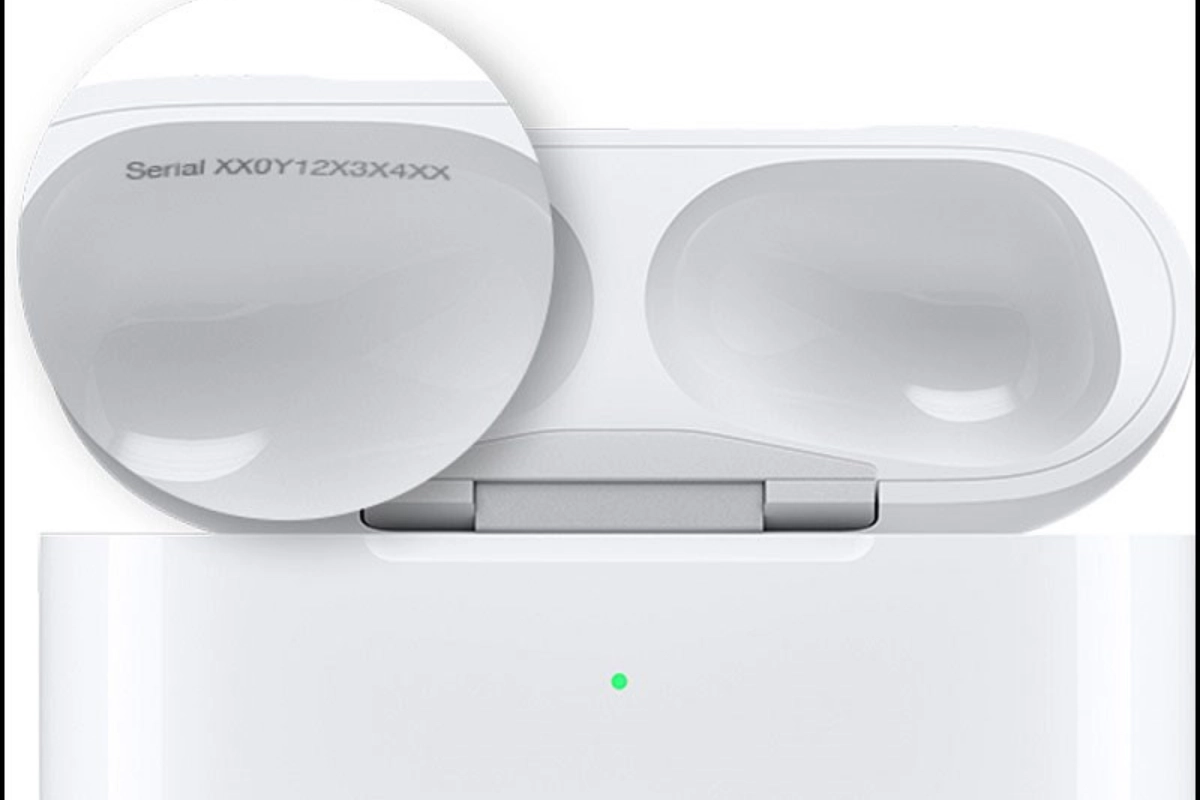Check số Serial AirPod Pro trên nắp hộp