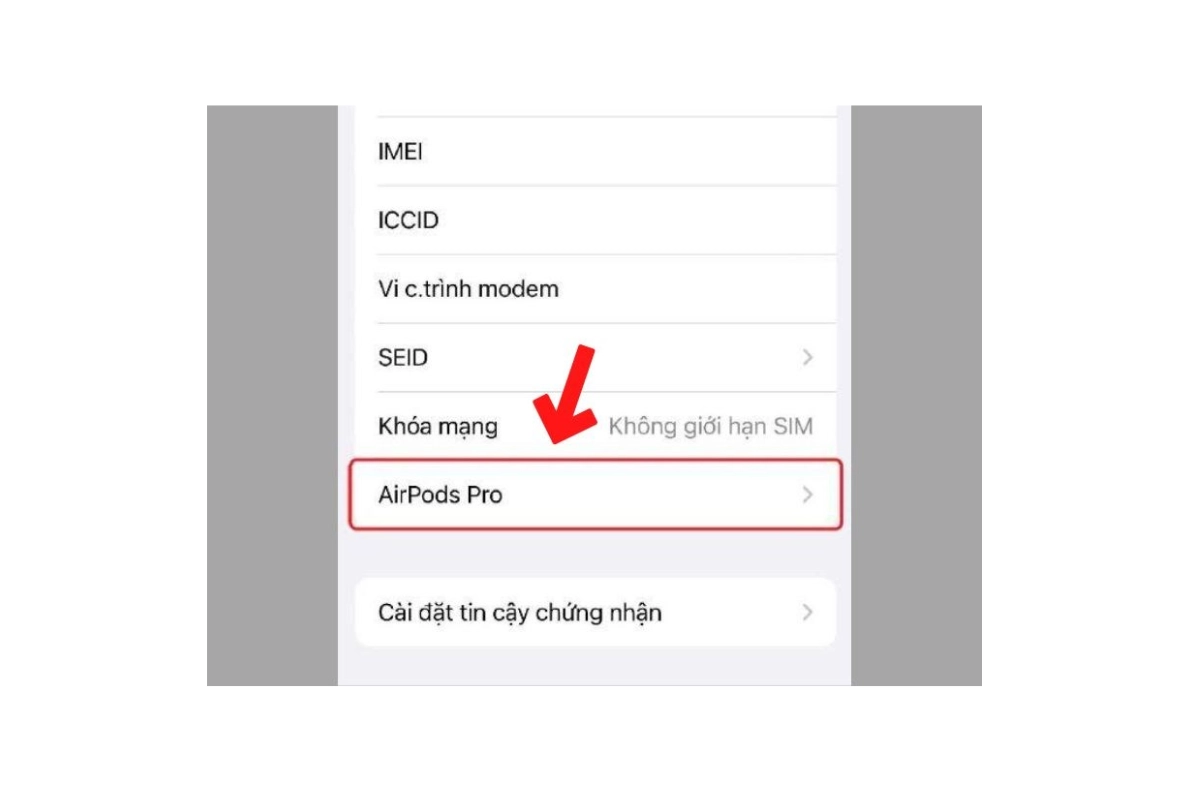 Chọn AirPods Pro