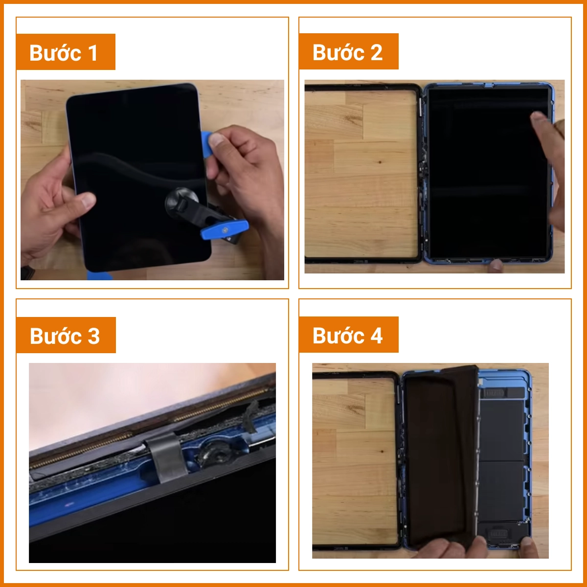 Quy trình thay màn hình iPad Gen 10