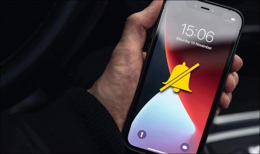 Điện thoại đang ở chế độ im lặng